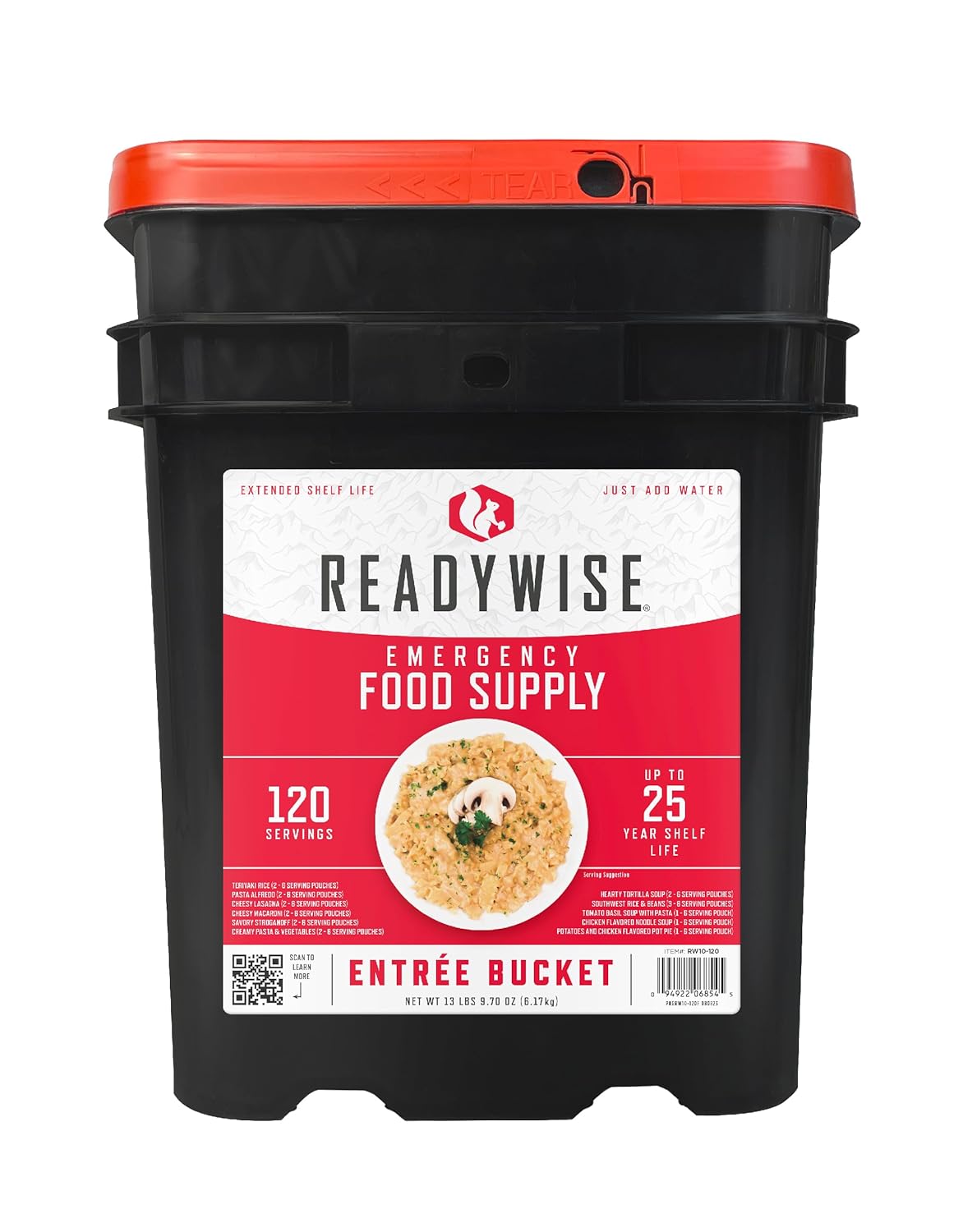 ReadyWise Emergency Food Supply - 120 Servings Survival Kit