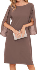 GRACE KARIN Womens Chiffon Flutter Sleeve Cocktail Dress