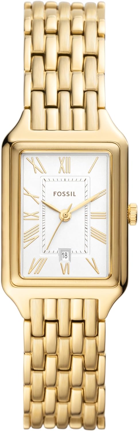 Fossil Women's Raquel Watch: Elegant Three-Hand Quartz