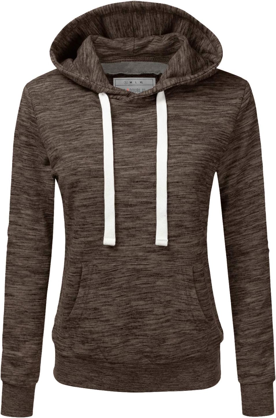 DOUBLJU Basic Lightweight Pullover Sweater for Women - Comfy Hoodie