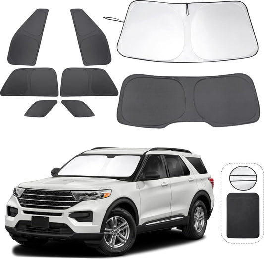 Custom Fit Windshield Sun Shade for 2020-2026 Ford Explorer SUV