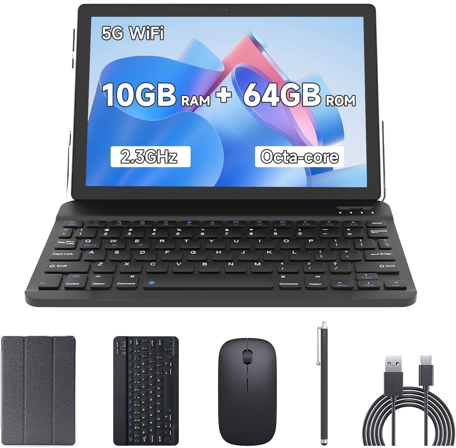 10.1Inch MTK8768 Octa-core Tablet with 10GB RAM and 64GB ROM
