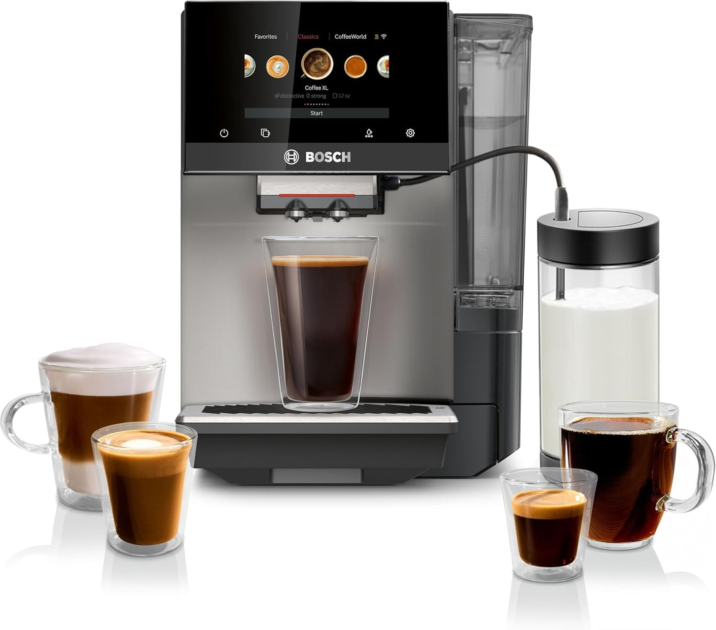 Bosch 800 Series Espresso Machine - 36 Beverages, Home Connect