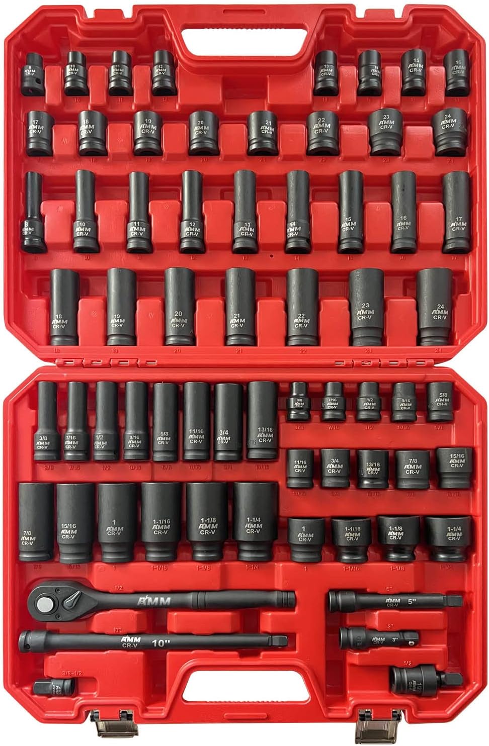 1/2-inch Impact Socket Master Set - 66 Pieces for Every Need