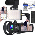 Video Camera 8K Camcorder 48MP Vlogging Camera - Compact 8K Recorder