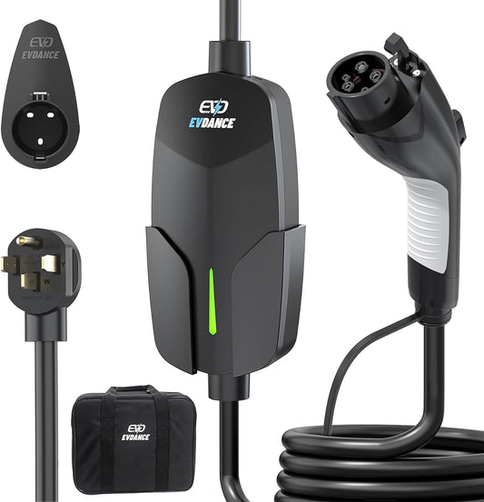 Portable Level 2 EV Charger - Fast Charging On-The-Go!
