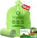 Compostable 30-33 Gallon Trash Bags Liners - Heavy Duty, Certified