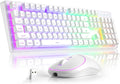 Wireless Gaming Keyboard and Mouse Combo V550 - RGB Full-Size Set