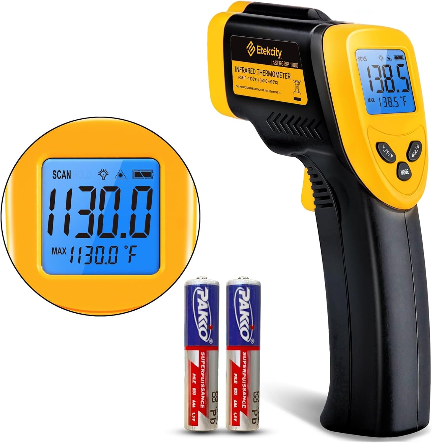 Etekcity Infrared Thermometer - Versatile Cooking Essential