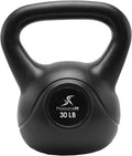ProsourceFit Vinyl Plastic Kettlebell - Durable Full Body Training