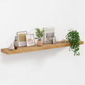 48 Inch Fireplace Mantel Shelf Rustic Elm Floating Shelf - Deep