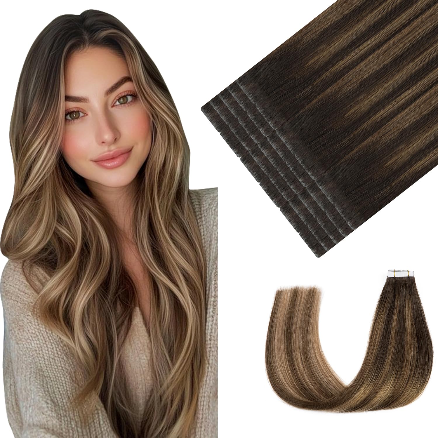Youngsmile Invisible Tape in Hair Extensions for Natural Look