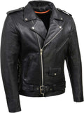 Milwaukee Leather The Legend Classic Black Leather Motorcycle Jacket 1