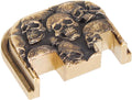 NDZ Performance 3D Engraved Solid Brass Slide Cover Back Plate