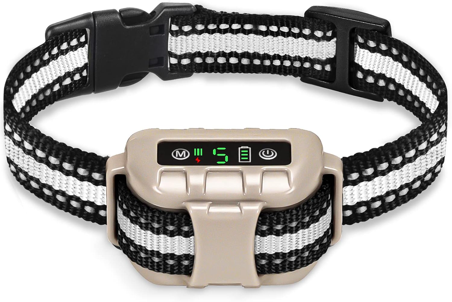 Rechargeable Bark Collar for Small Medium Large Dogs with Safety