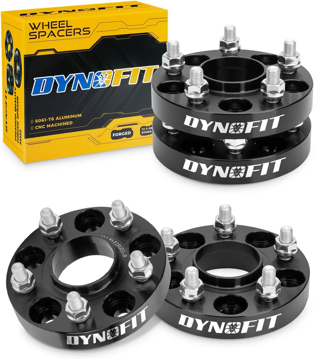 Dynofit 5x4.5 Hubcentric Wheel Spacers 1in for Honda Vehicles