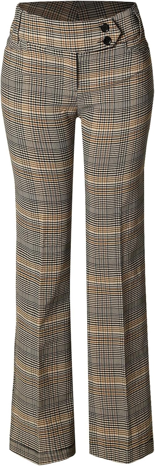 Ultra Stretch Comfy Bootcut Dress Pants for Work and Office