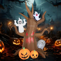 8FT Halloween Inflatable Scary Tree Decorations Outdoor - Giant Yard