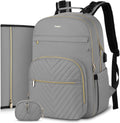 Diaper Bag Backpack Quilted Baby Bag with Changing Pad - Large 30L