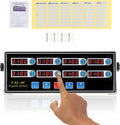 8-Channel Digital Kitchen Timer Commercial Fryer Reminder - Adjustable
