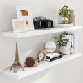Fun Memories Floating Shelves Set of 2 for Home Decor Storage