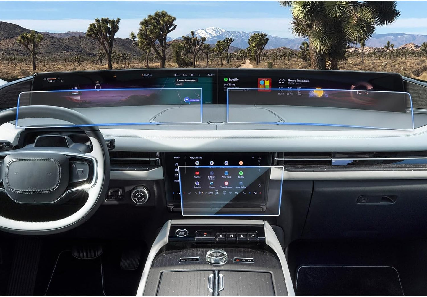 2025 Lincoln Navigator Screen Protector for Touchscreen & Dashboard