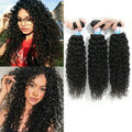 Kinky Curly Human Hair Bundles by EMOL - Thick Weave