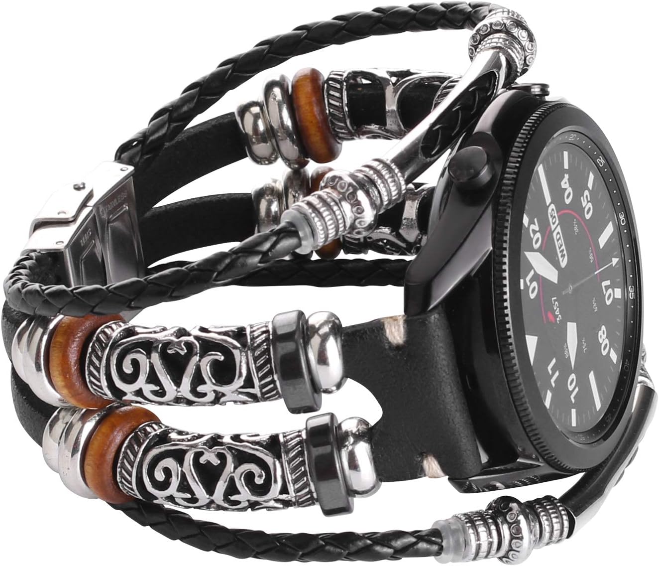 Stylish Leather Band for Samsung & Garmin Watches