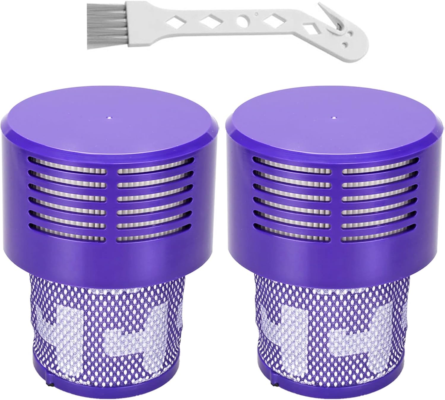 Dyson V10 Filters 2 Pack + Clean Brush Set