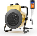 Greenhouse Heater with Digital Thermostat - 1500W Efficient Heat