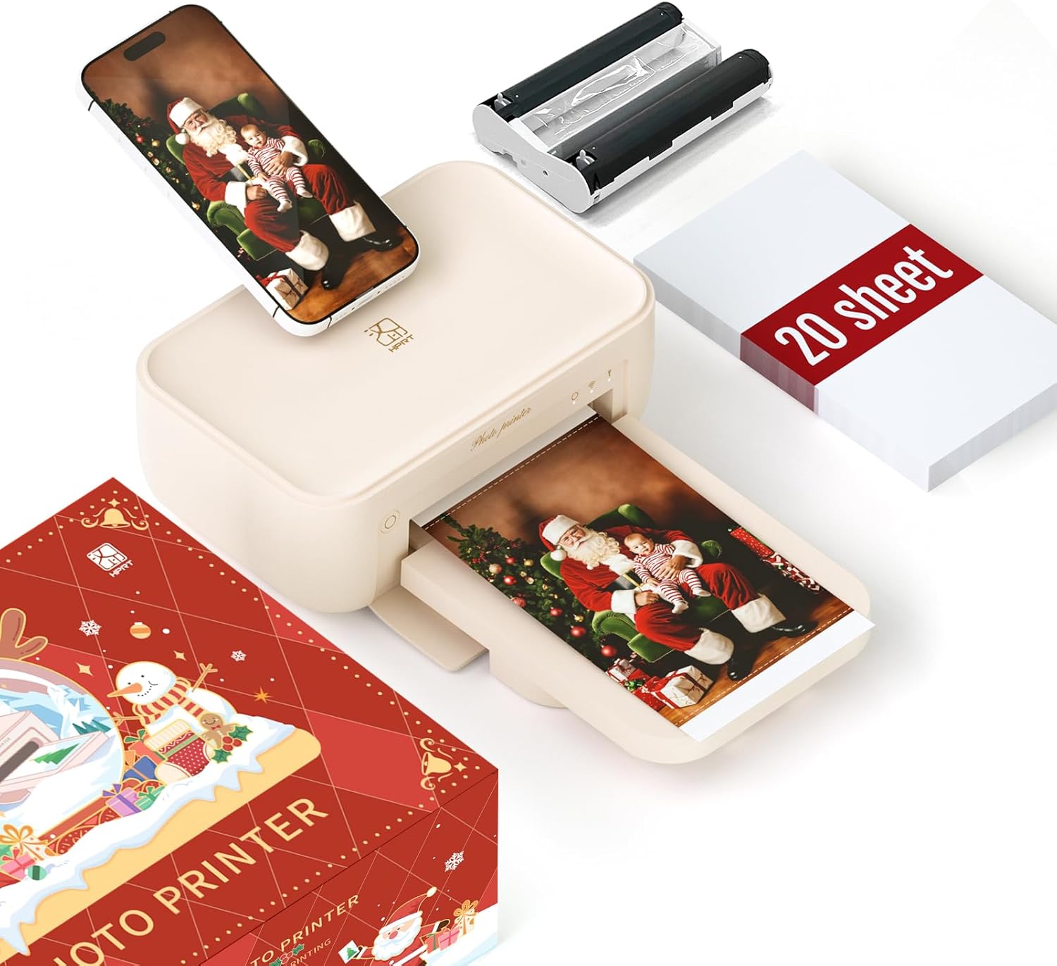 HPRT Photo Printer CP4100: Portable 4x6 Picture Printer for Fun