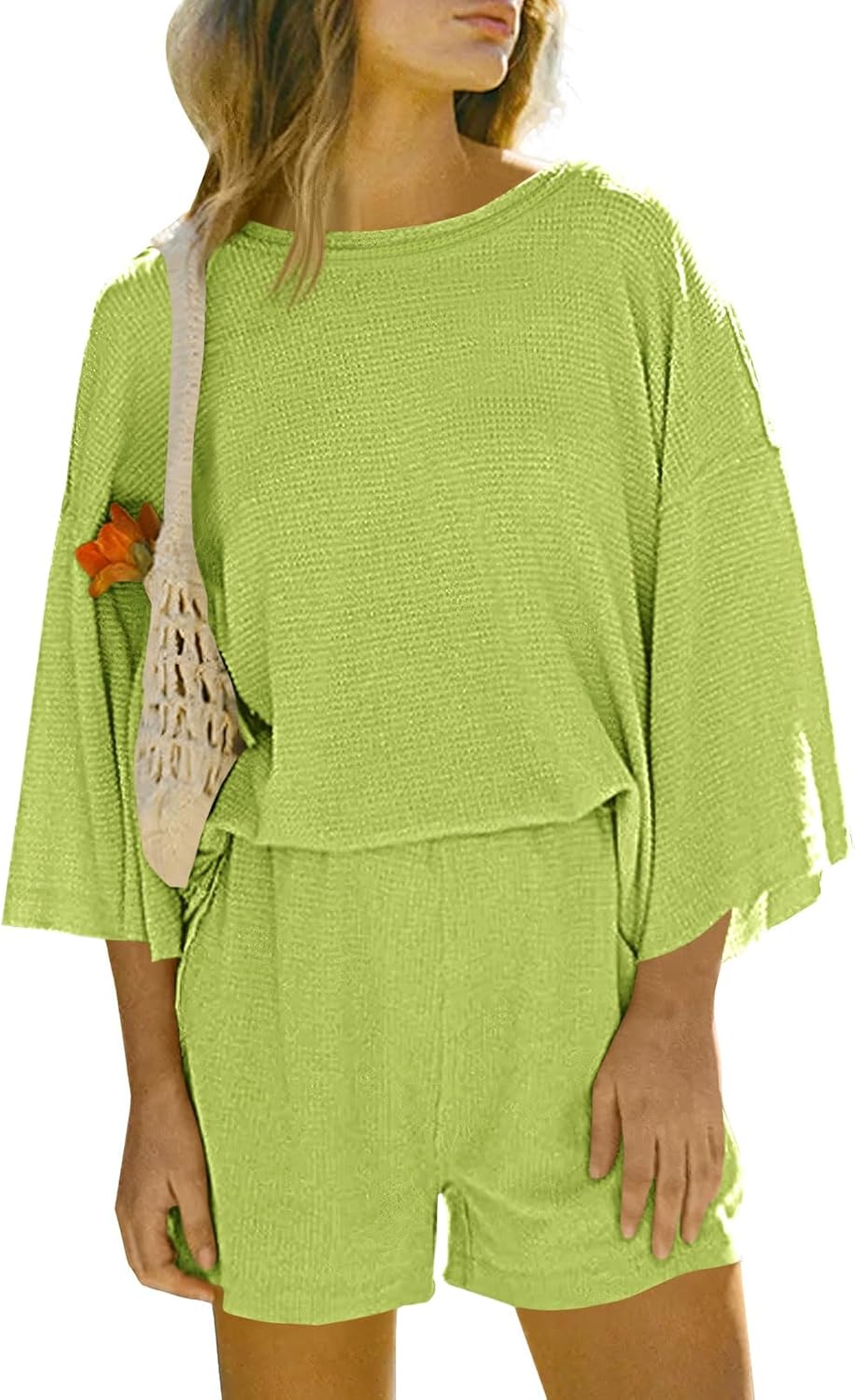 Tankaneo Womens Short Sets for Casual Loungewear and Relaxation