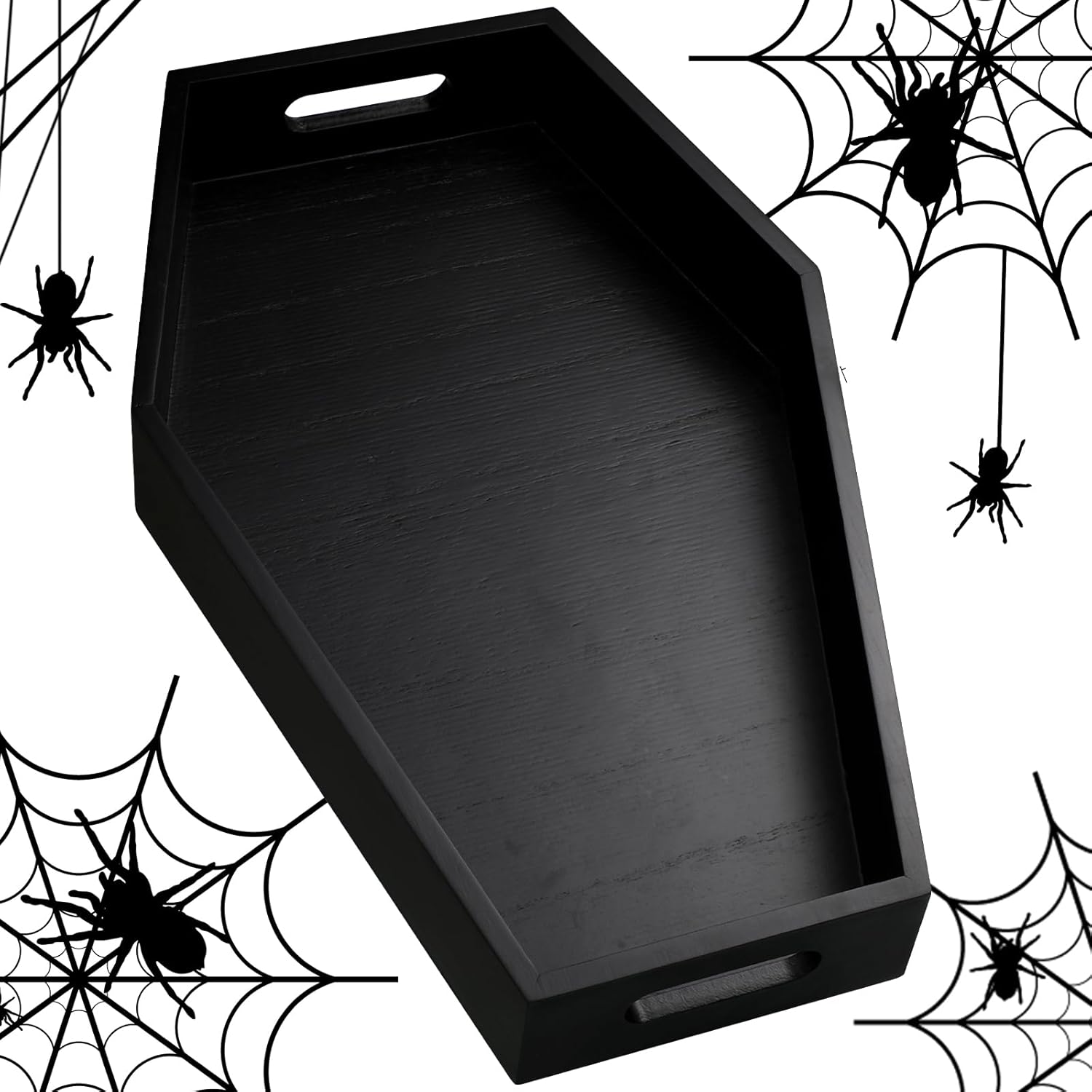 Chunful Wood Coffin Tray for Halloween Charcuterie Serving