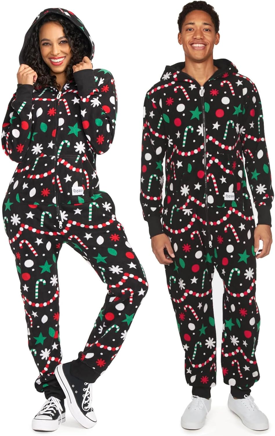 Tipsy Elves Christmas Onesies for Adults - Cozy Holiday Jumpsuits
