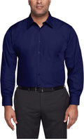 Van Heusen Men's BIG FIT Dress Shirt Poplin - Comfortable All-Day Fit