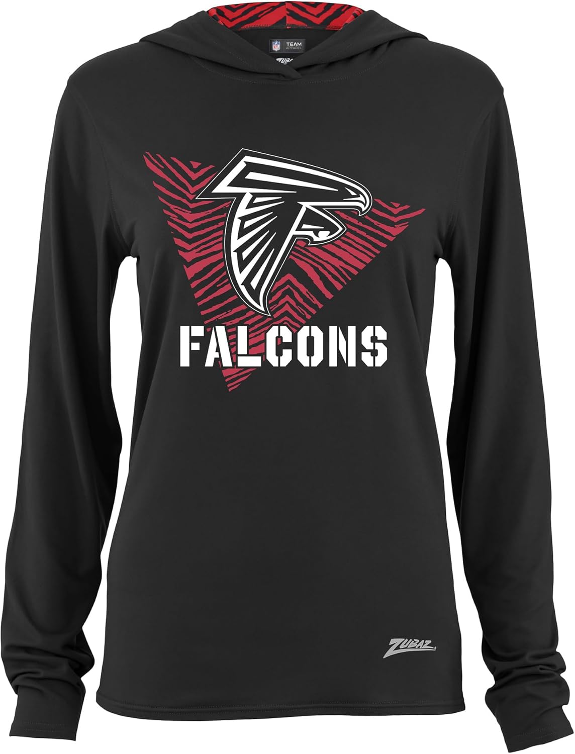 Zubaz NFL Women's Lightweight Hoodie for Game Day Comfort