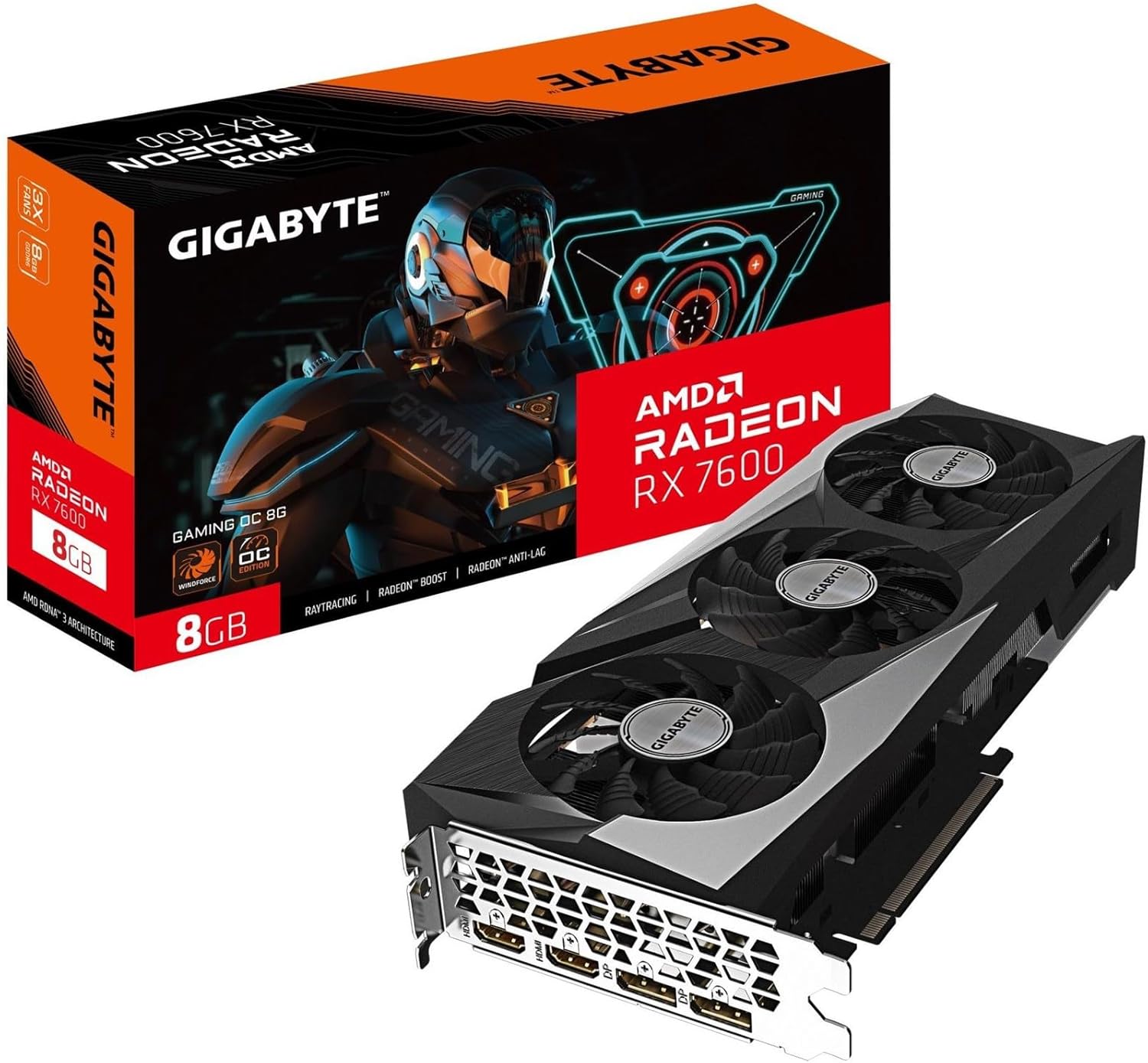 Gigabyte VGA GBT RX 7600 8GB Gaming OC Graphics Card Review