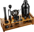 Soing Black Cocktail Shaker Set - Mix Drinks Like a Pro!