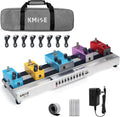 Guitar Pedal Board with Built-in Power Supply - Compact Silver