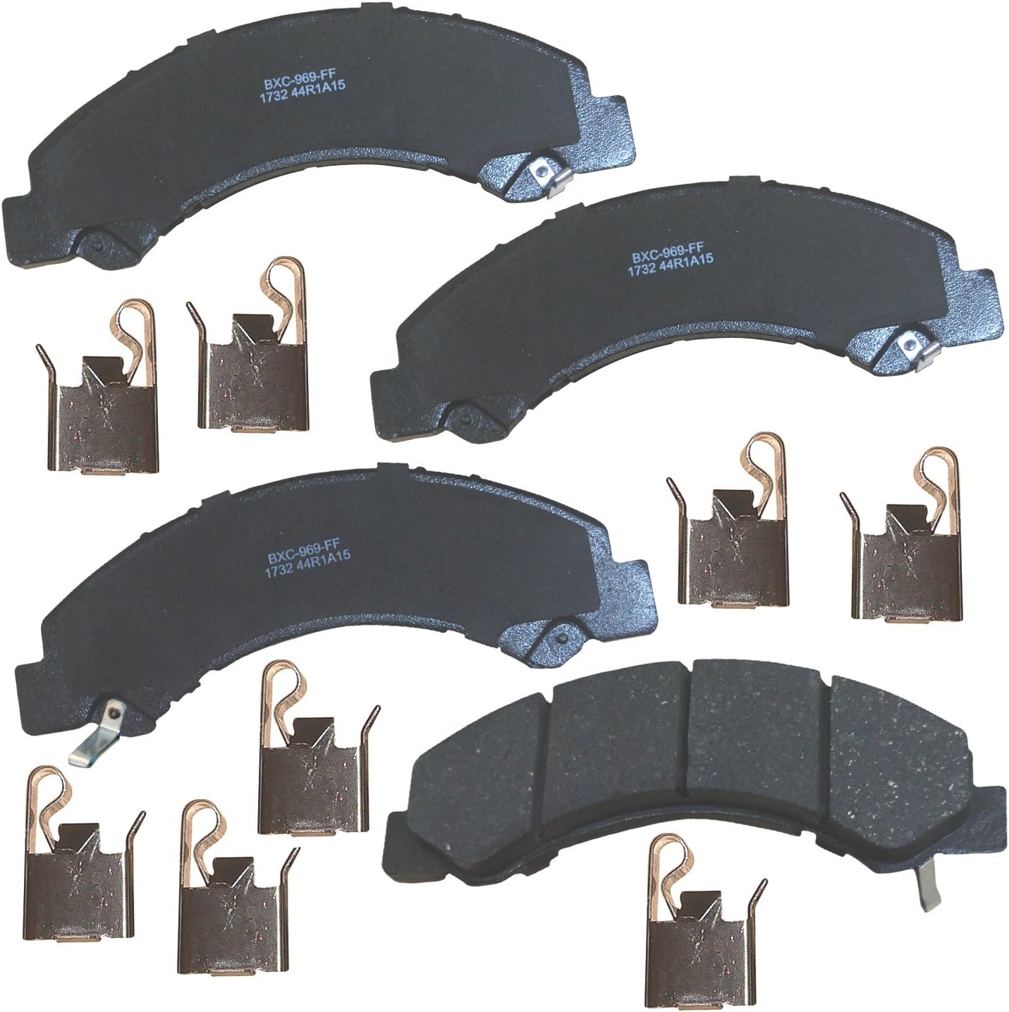 Bendix Premium SBC1732 Ceramic Brake Pads for Chevrolet LCF 3500
