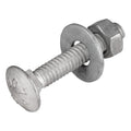 1/4 in x 1-1/2 in Carriage Bolt Kit (100 Pack) - Hot Dip Galvanized