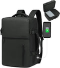 Business Travel Carry on Backpack - Lay Flat, USB C & A, Airline