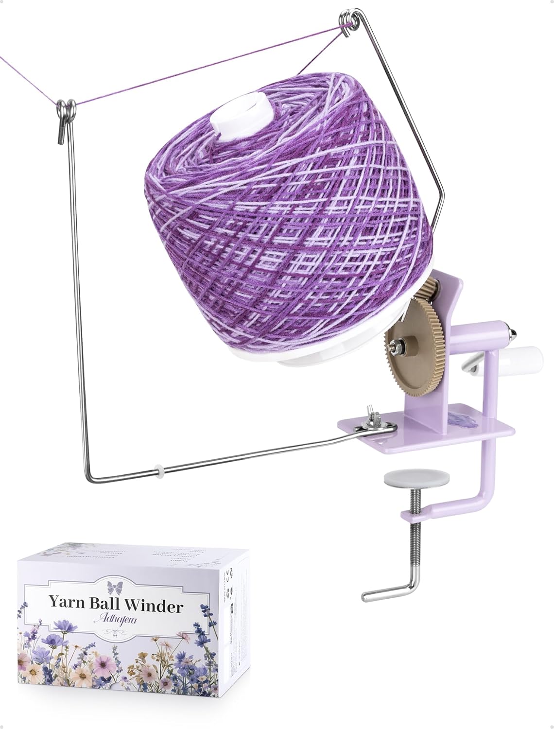 Adhafera Yarn Winder for Crocheting - Large Capacity 1016oz