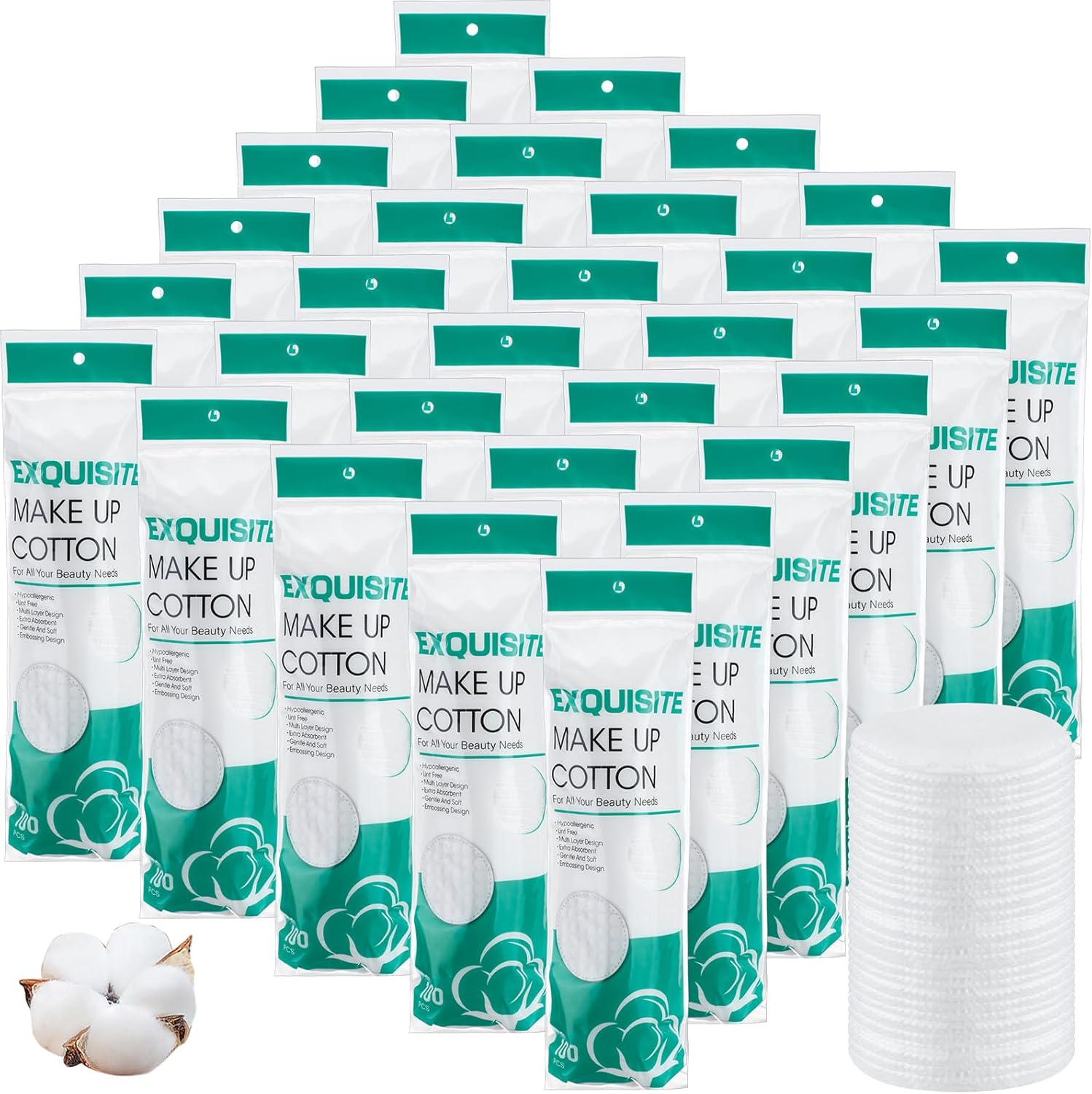 Maxcheck Cotton Rounds Bulk for Makeup Removal and Skin Care