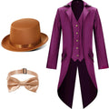 Steampunk Tailcoat Jacket Costume for Men - Vintage Victorian Look