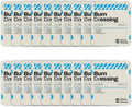 RHINO RESCUE 20 Pack 4 in x 4 in Burn Dressing - Fast Cooling Relief