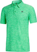 Quick-Dry Short-Sleeve Golf Polo Shirt for Men by Three Sixty Six