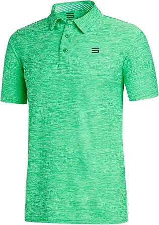 Three Sixty Six Golf Shirts for Men - Dry Fit Short-Sleeve Polo