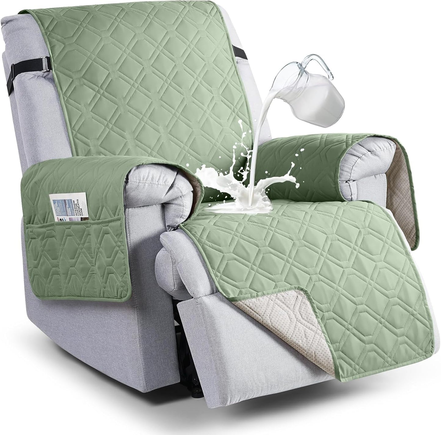 VANSOFY Waterproof Recliner Chair Cover for Pets and Kids