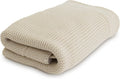 Natemia Knitted Baby Receiving Blanket - Ultra Soft Organic Cotton
